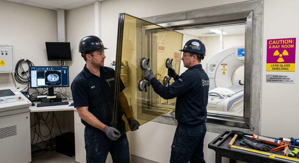 Lead glass for X Ray Room